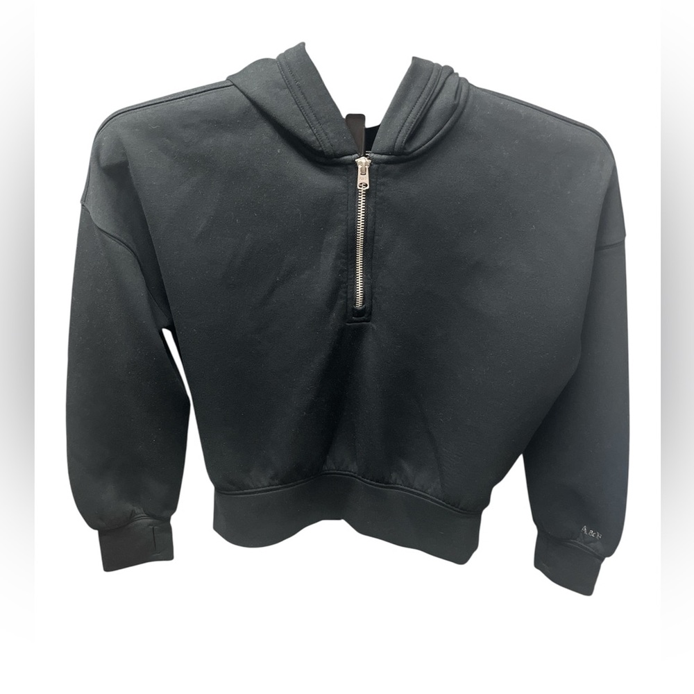 Abercrombie Kids Black Zip-Up Top